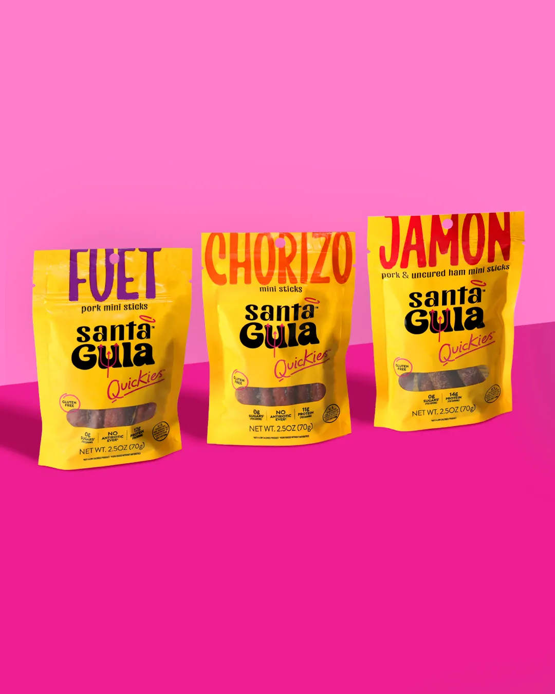 Santa Gula Fuet Quickies — Dry Cured Spanish Pork Mini Sticks