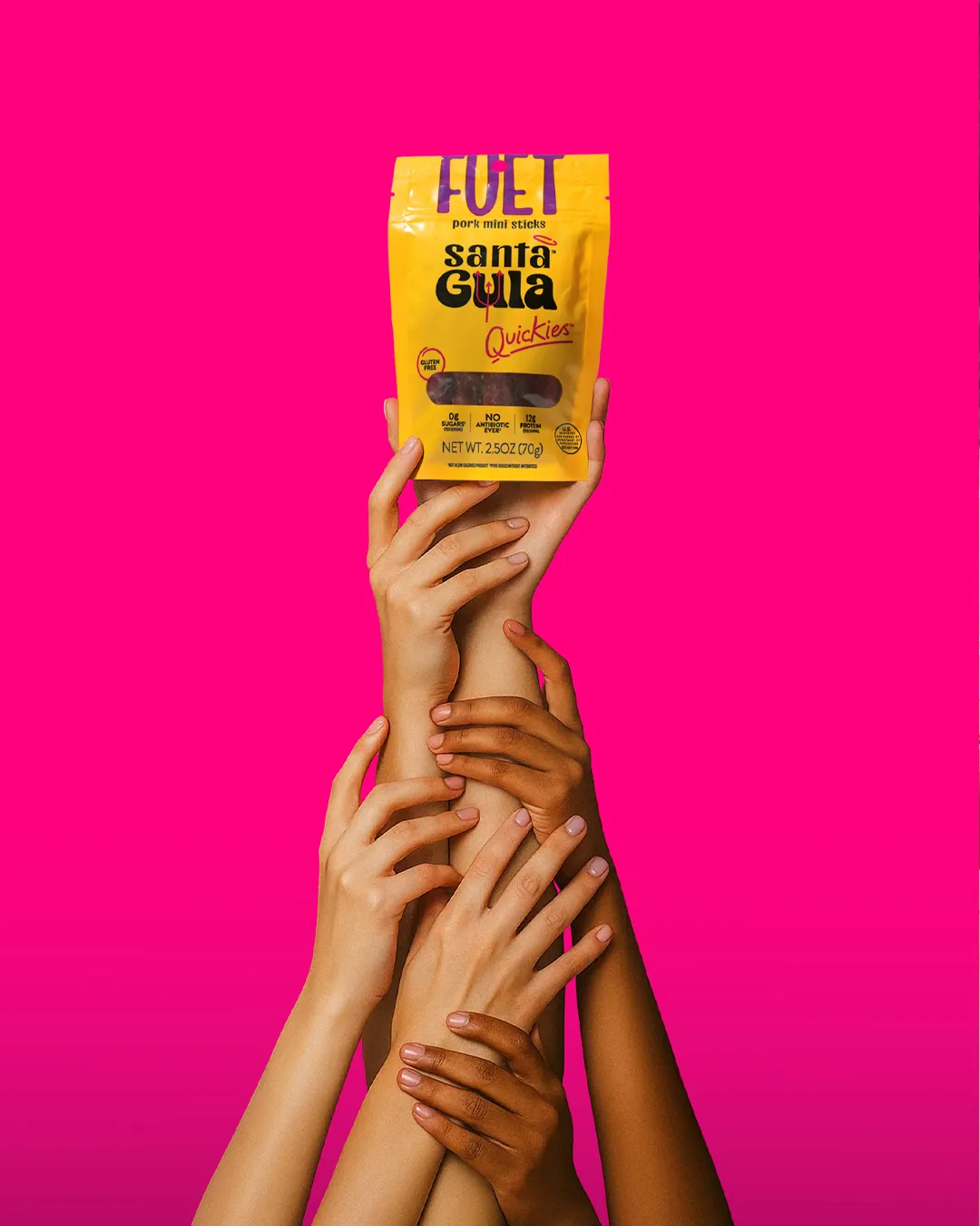 Santa Gula Fuet Quickies — Dry Cured Spanish Pork Mini Sticks