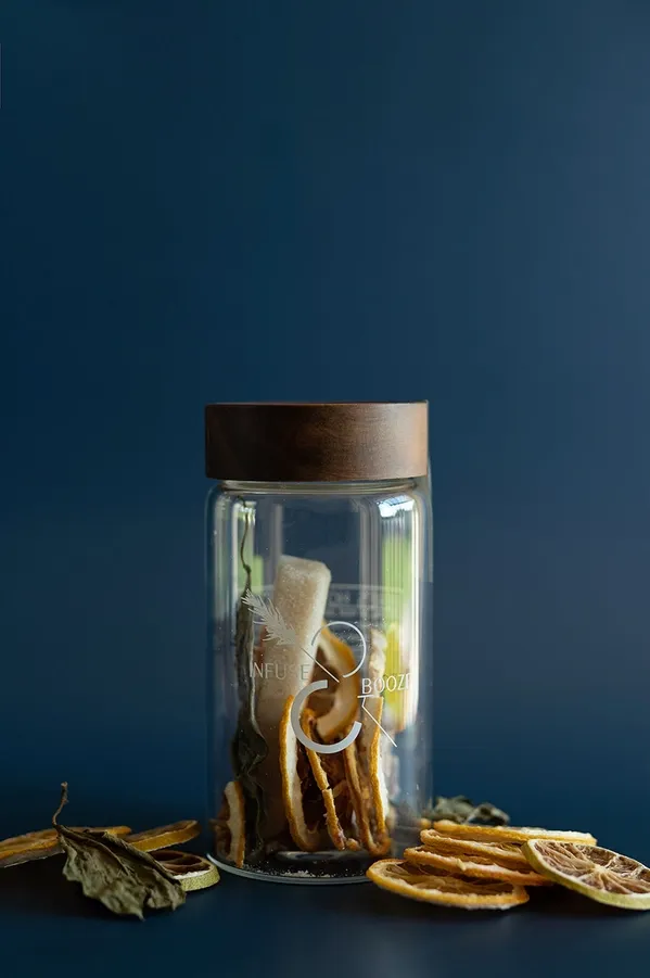 Lemon Basil - 16 oz Jar (Makes 8-10 Cocktails)