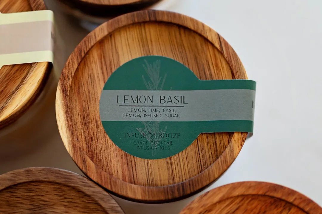 Lemon Basil - 16 oz Jar (Makes 8-10 Cocktails)