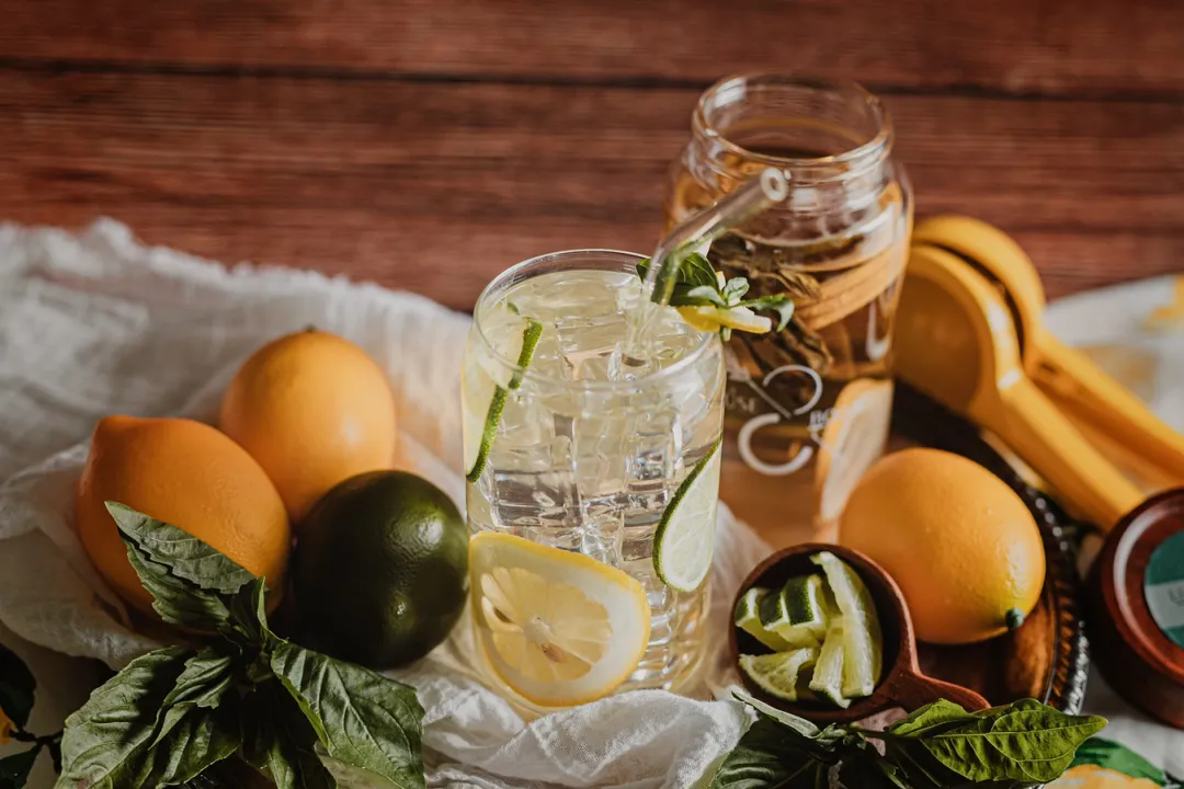Lemon Basil - 16 oz Jar (Makes 8-10 Cocktails)