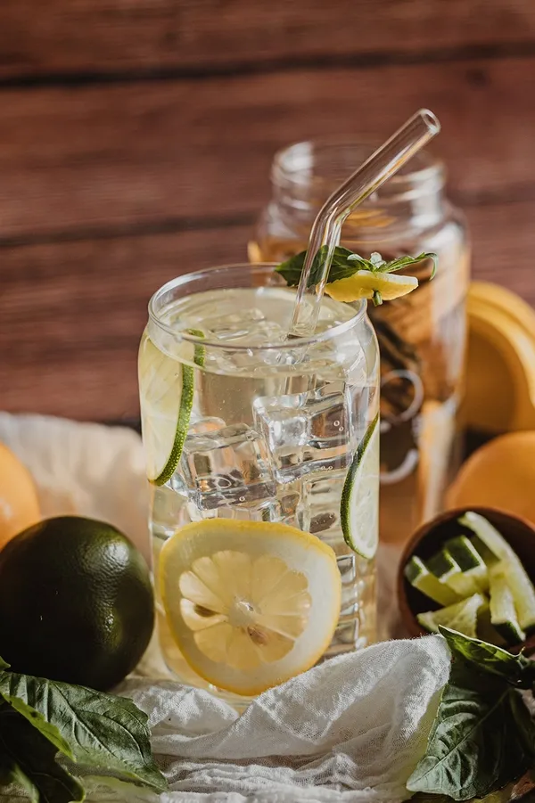 Lemon Basil - 16 oz Jar (Makes 8-10 Cocktails)