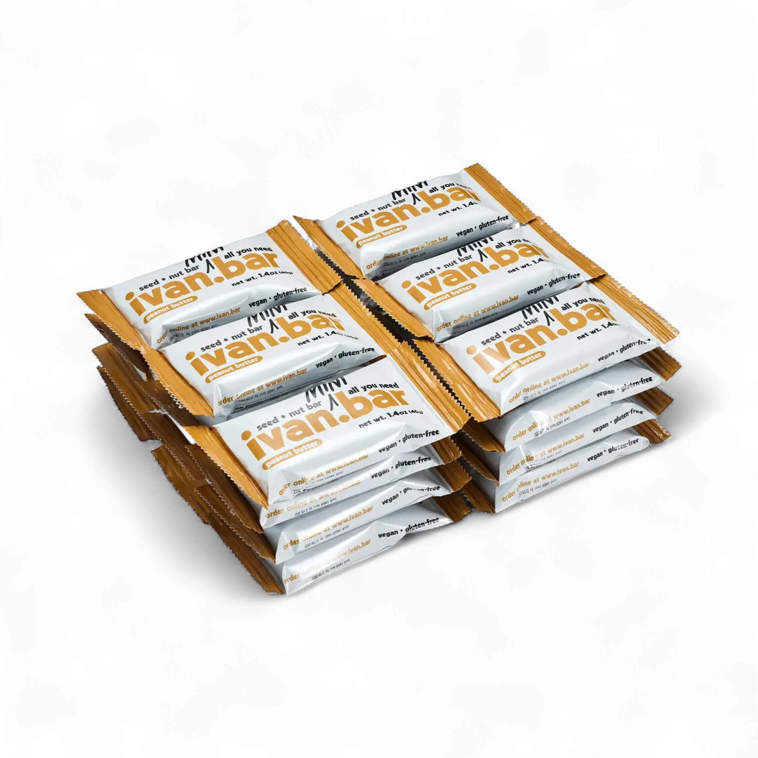 Peanut Butter Mini Seed + Nut Bar : 96 Count Bulk Pack