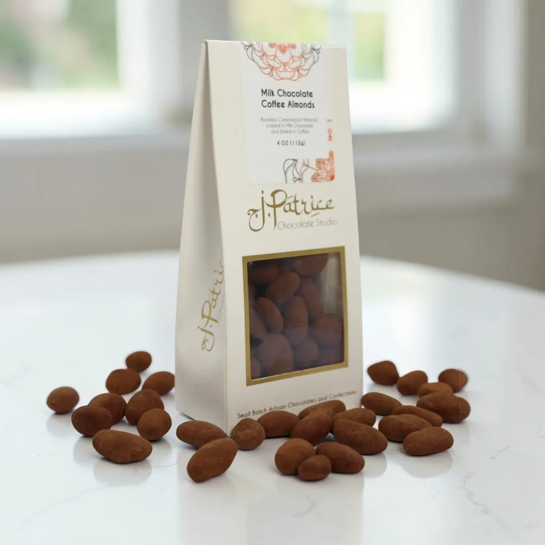 Hand Crafted Milk Chocolate Coffee Almonds