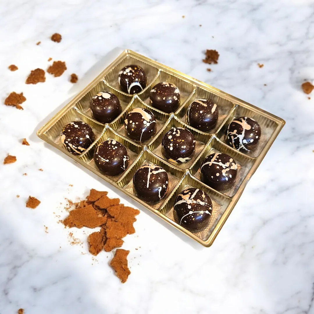 Biscotti BonBon Dark Chocolate - Bulk BonBons 12 piece Tray 