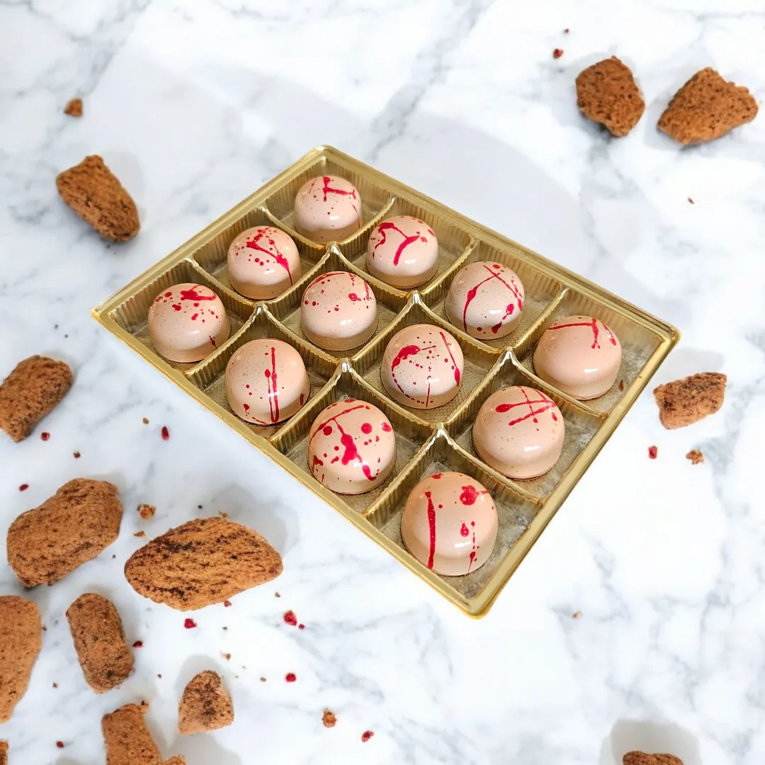 Biscotti BonBon Milk Chocolate - Bulk BonBons 12 piece Tray 