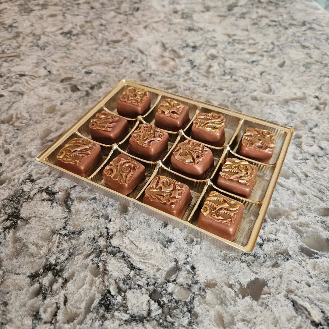 Crispy Caramel Gianduja - Bulk BonBons 12 piece Tray 