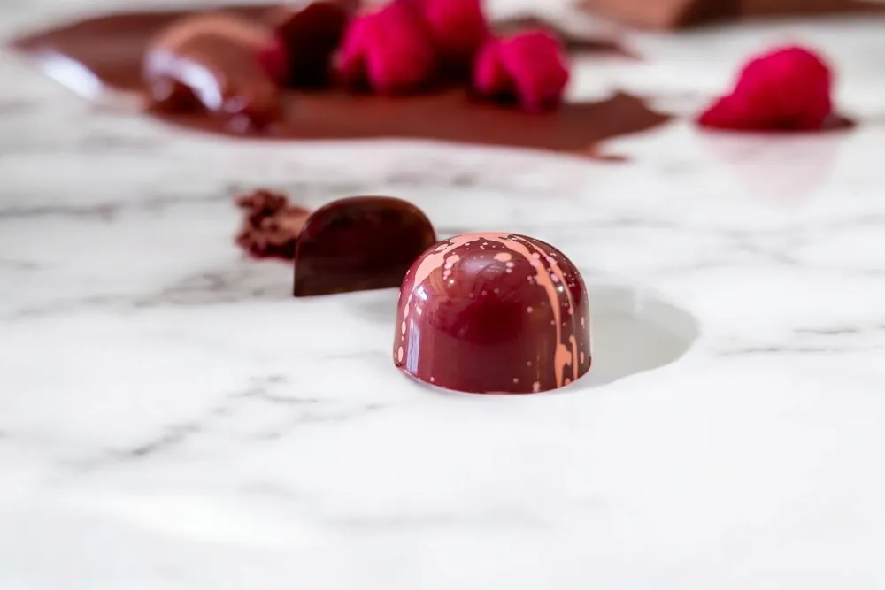 Mmm… Raspberry - Bulk BonBons 12 piece Tray