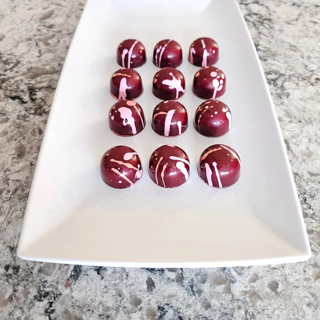 Mmm… Raspberry - Bulk BonBons 12 piece Tray