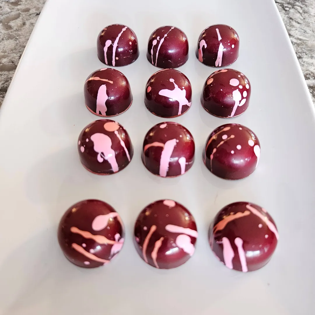 Mmm… Raspberry - Bulk BonBons 12 piece Tray