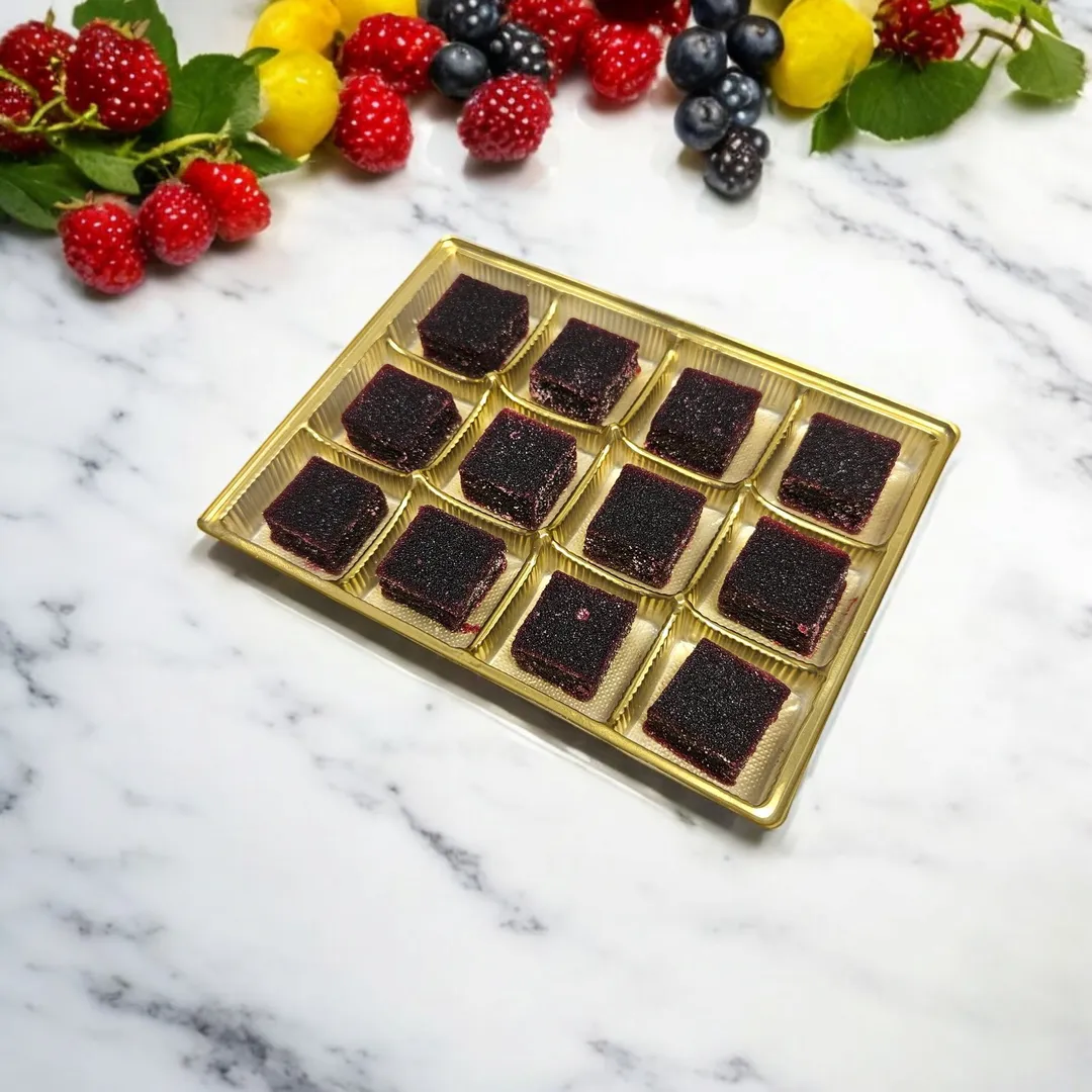 Pâte de Fruit Bulk 12 piece Tray - All The Berries 