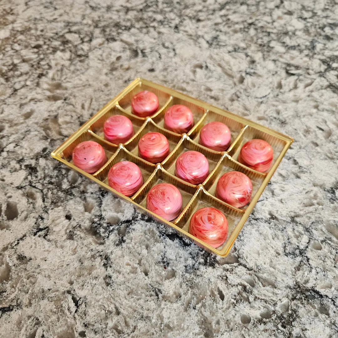 Raspberry Rose - Bulk BonBons 12 piece Tray 