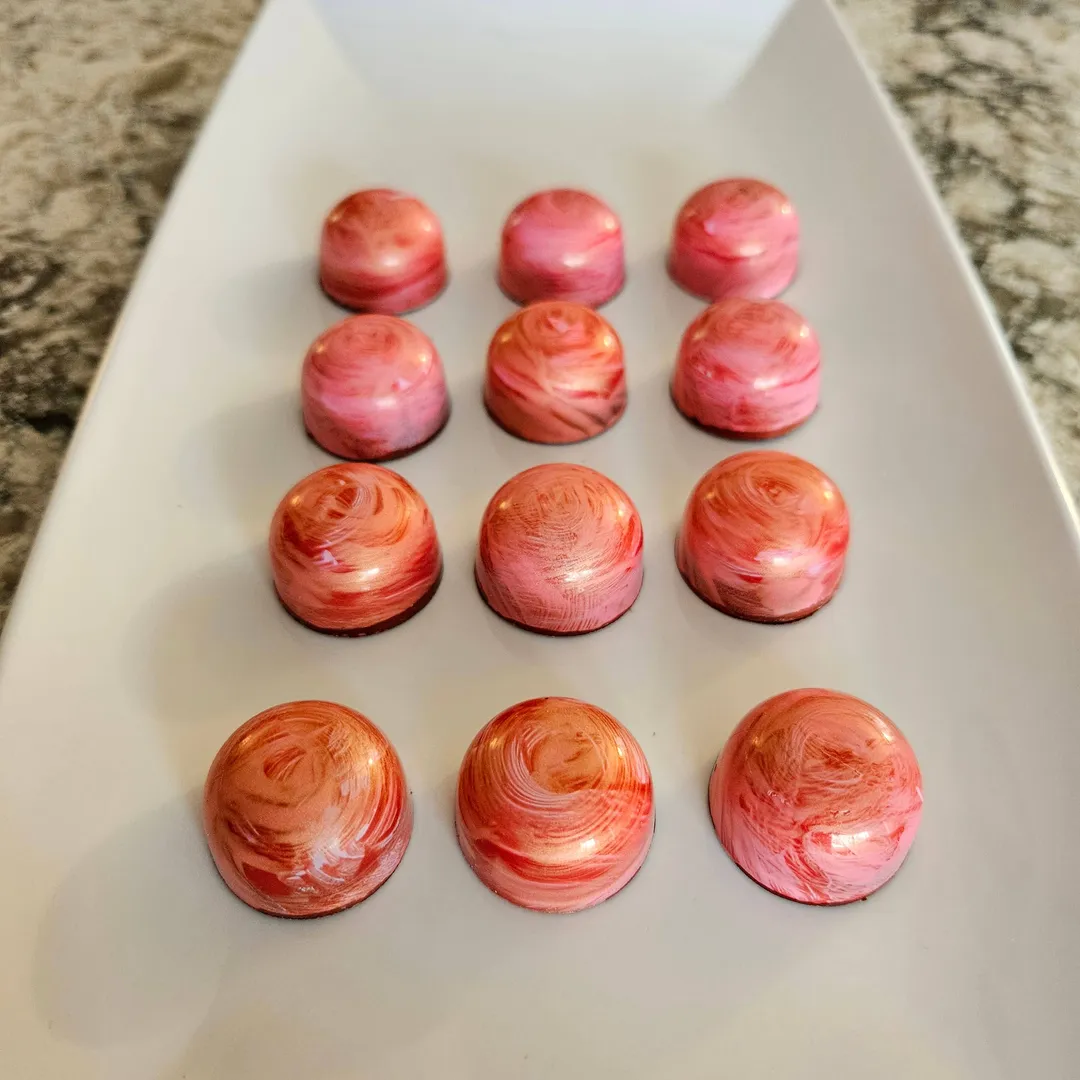 Raspberry Rose - Bulk BonBons 12 piece Tray 