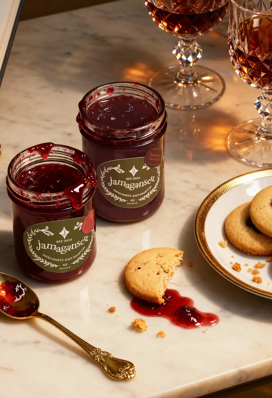 Raspberry Chocolate Preserves - 9oz jars