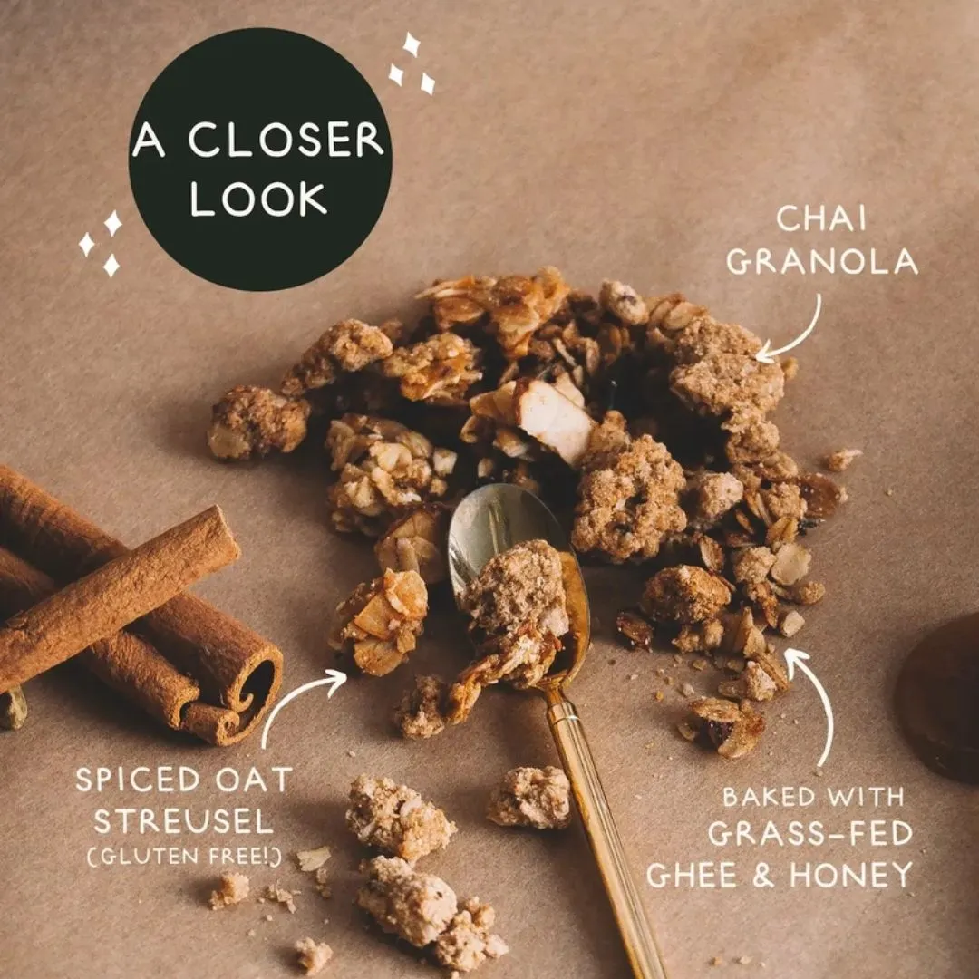 Bulk Granola Baked with Ghee: 8# Bag (Organic & Gluten-Free) (Vanilla Bean)