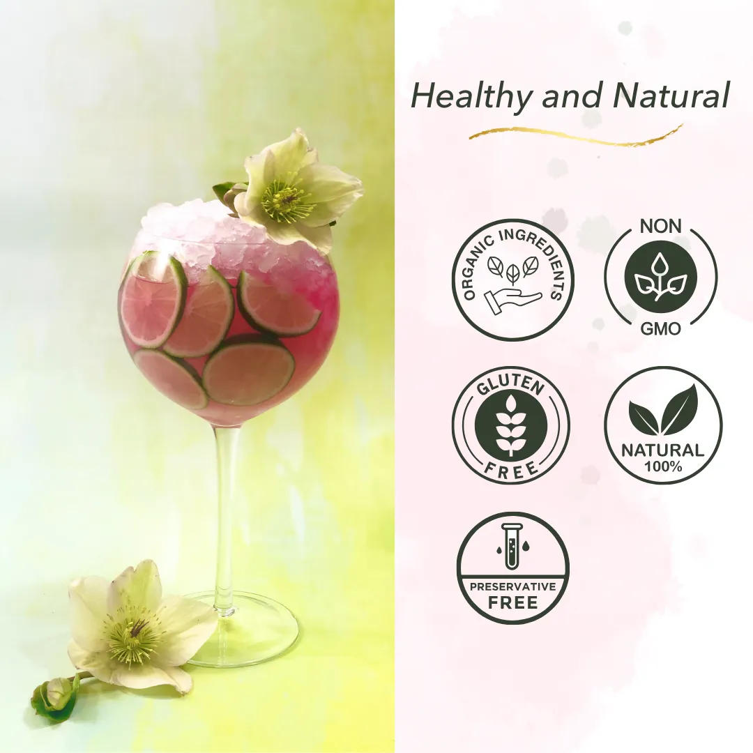 Jardin Premium Rose Mixer For Cocktails and Mocktails (750 ml)