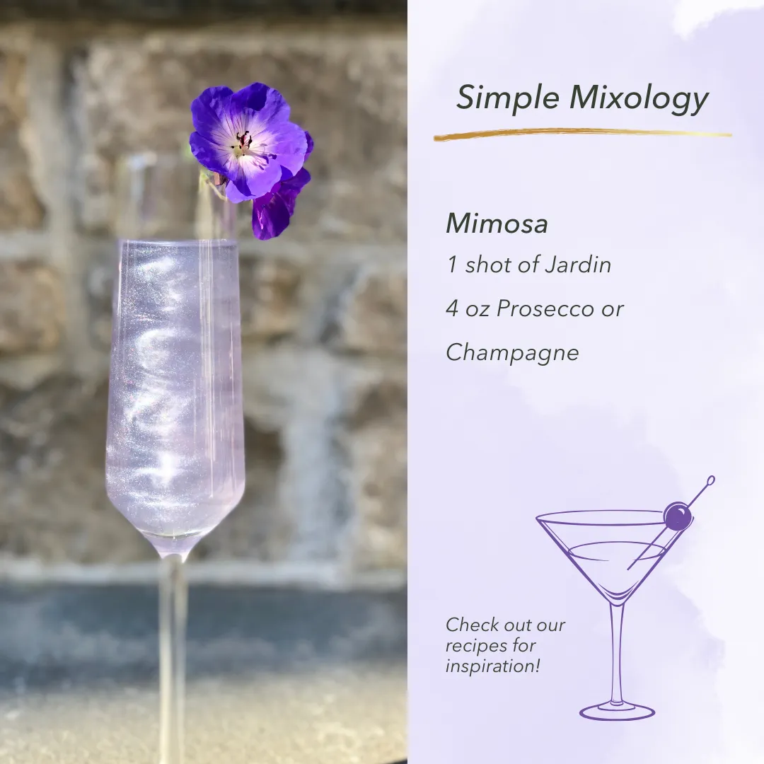 Jardin Premium Lavender Mixer For Cocktails and Mocktails (750 ml)