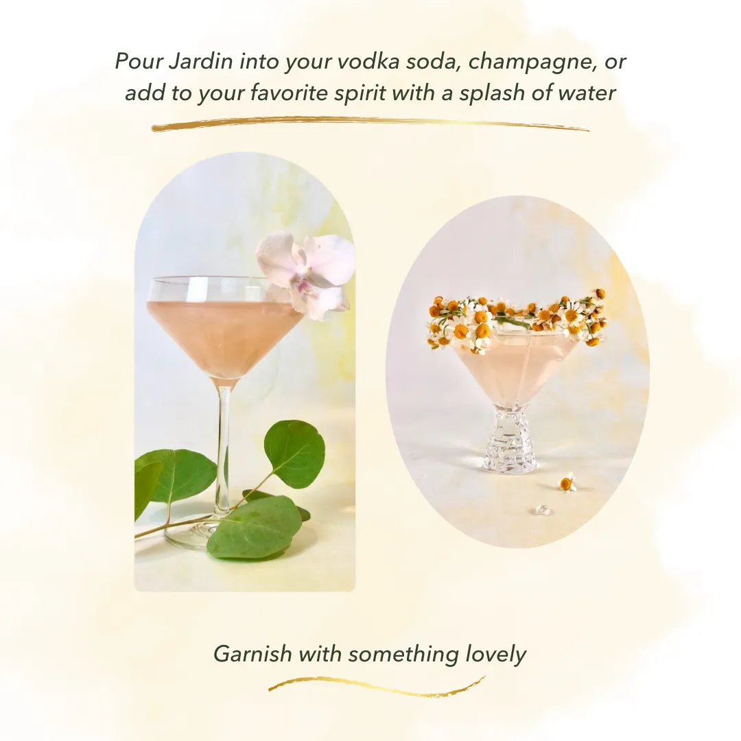Jardin Premium Honeysuckle Mixer For Cocktails and Mocktails (750 ml)