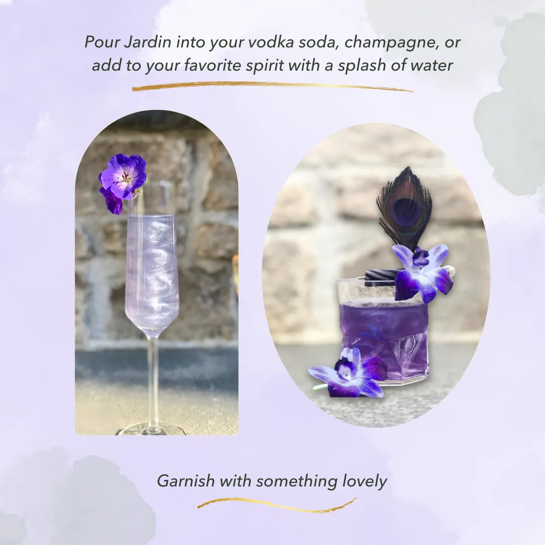 Jardin Premium Lavender Mixer For Cocktails and Mocktails (750 ml)