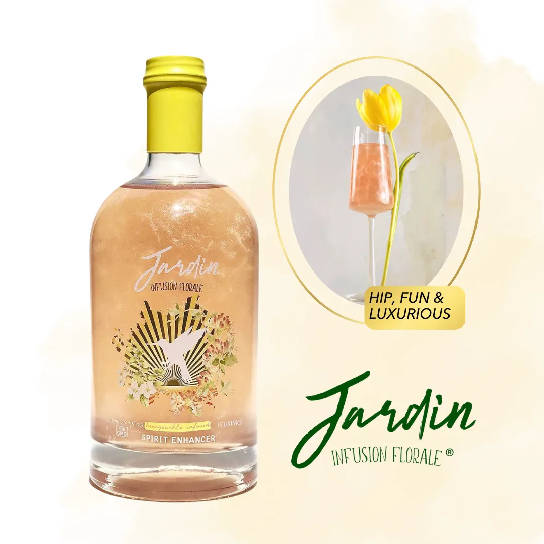Jardin Premium Honeysuckle Mixer For Cocktails and Mocktails (750 ml)