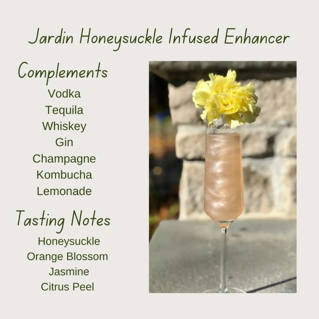 Jardin Premium Honeysuckle Mixer For Cocktails and Mocktails (200 ml)