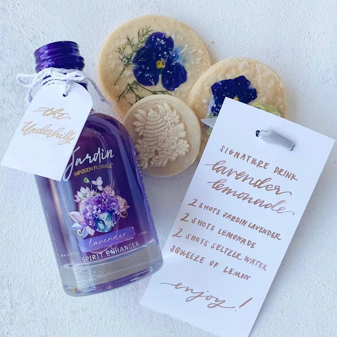 Jardin Premium Lavender Mixer For Cocktails and Mocktails (750 ml)