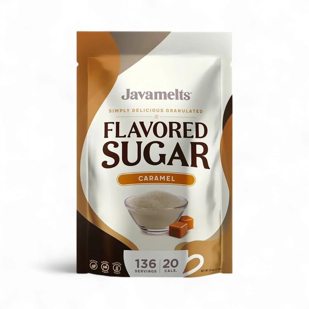 4 Pack Variety Bundle I Flavored Sugar 1.5lb Resealable Pouch Bag (All Flavors)