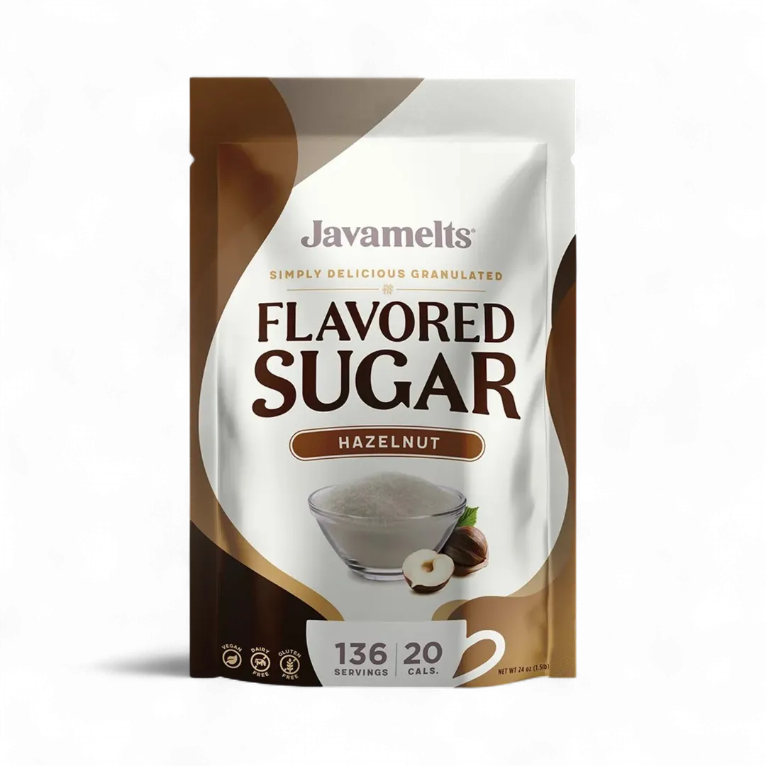 4 Pack Variety Bundle I Flavored Sugar 1.5lb Resealable Pouch Bag (All Flavors)