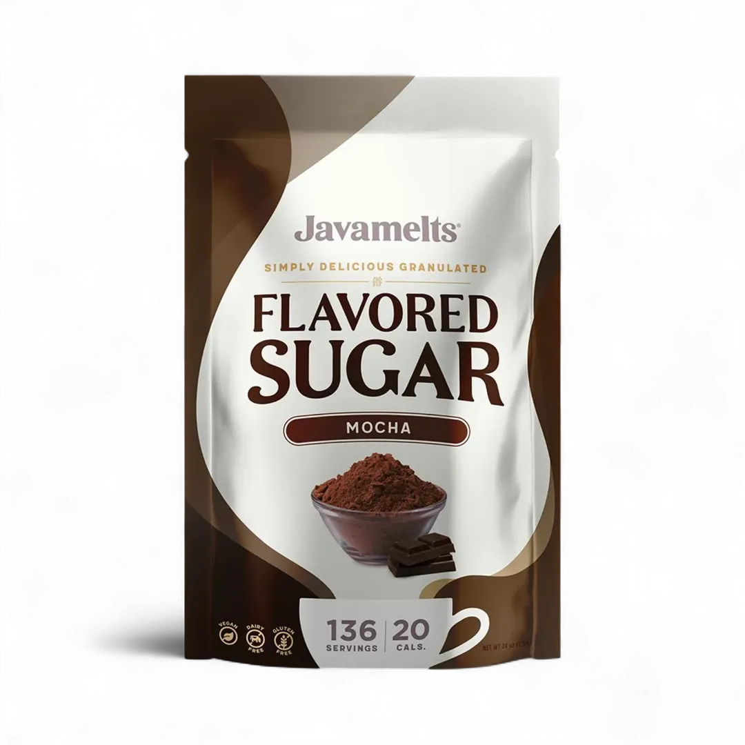 4 Pack Variety Bundle I Flavored Sugar 1.5lb Resealable Pouch Bag (All Flavors)