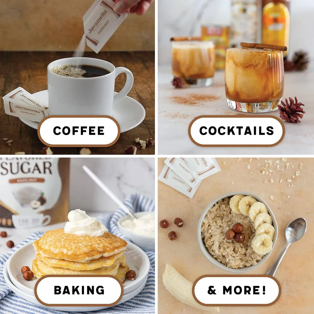 Hazelnut Flavored Sugar Packets (200 ct)