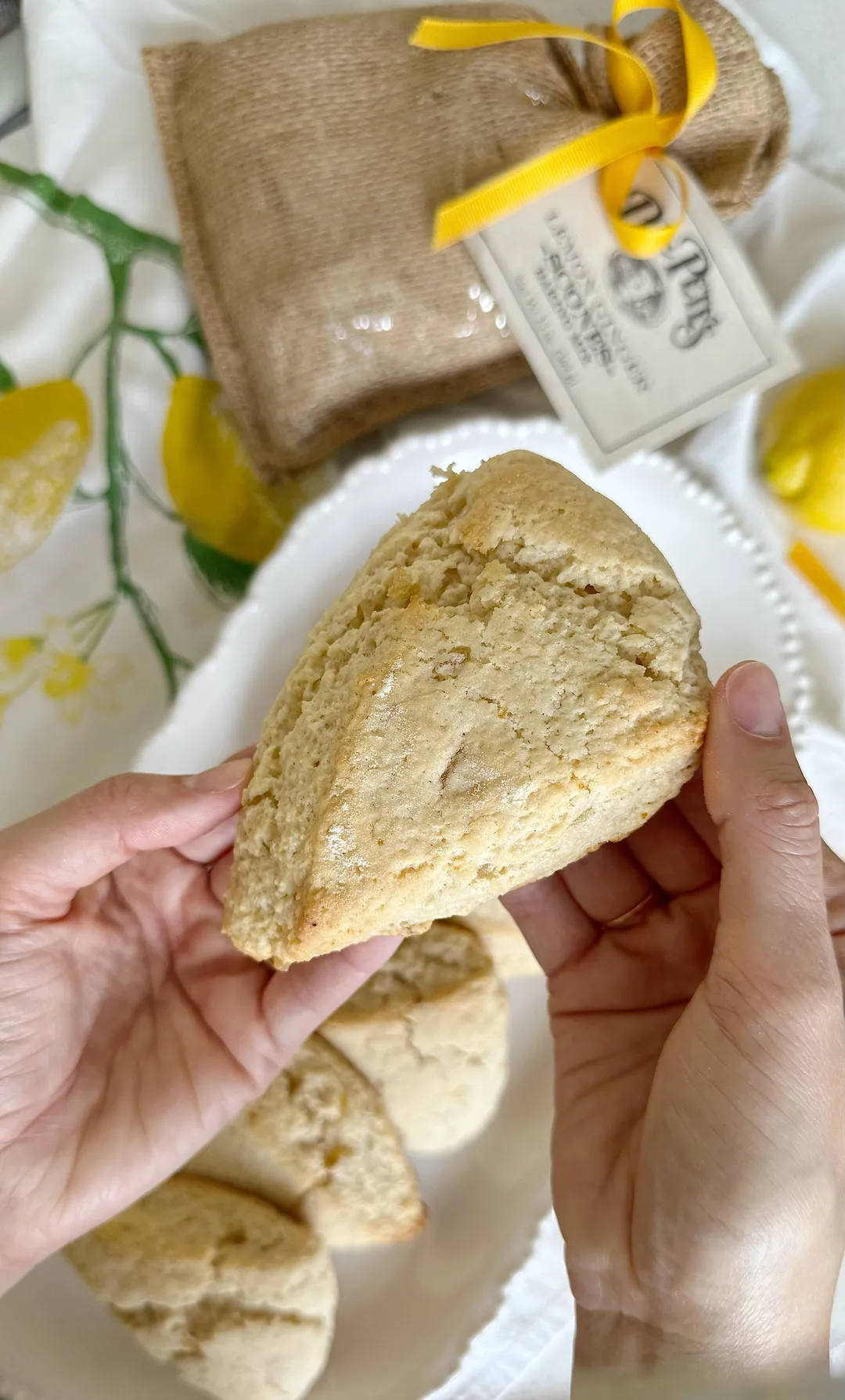 Lemon Ginger Scones