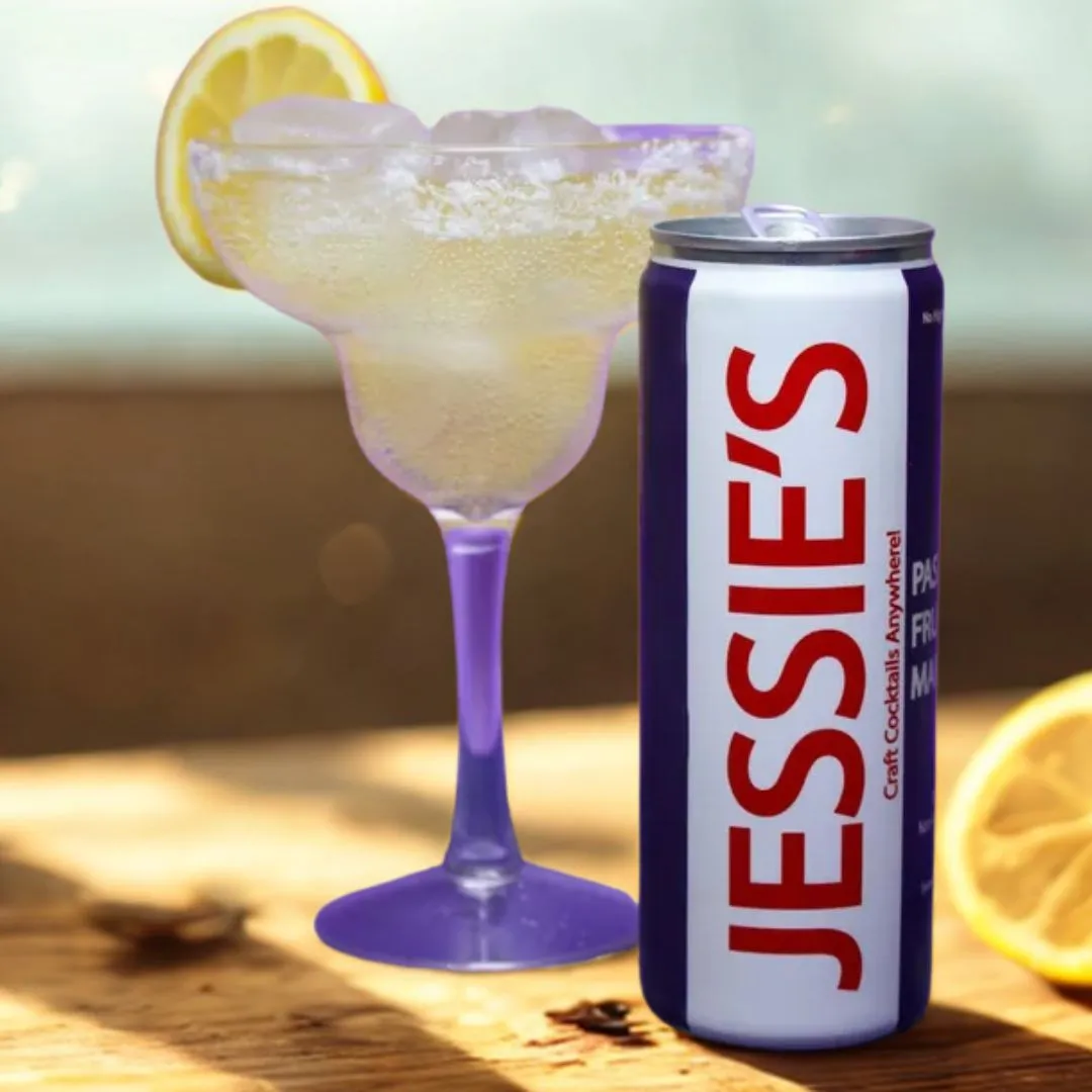 Jessie's Craft Mocktail-Passionfruit Margarita 12 oz cans-24 pack