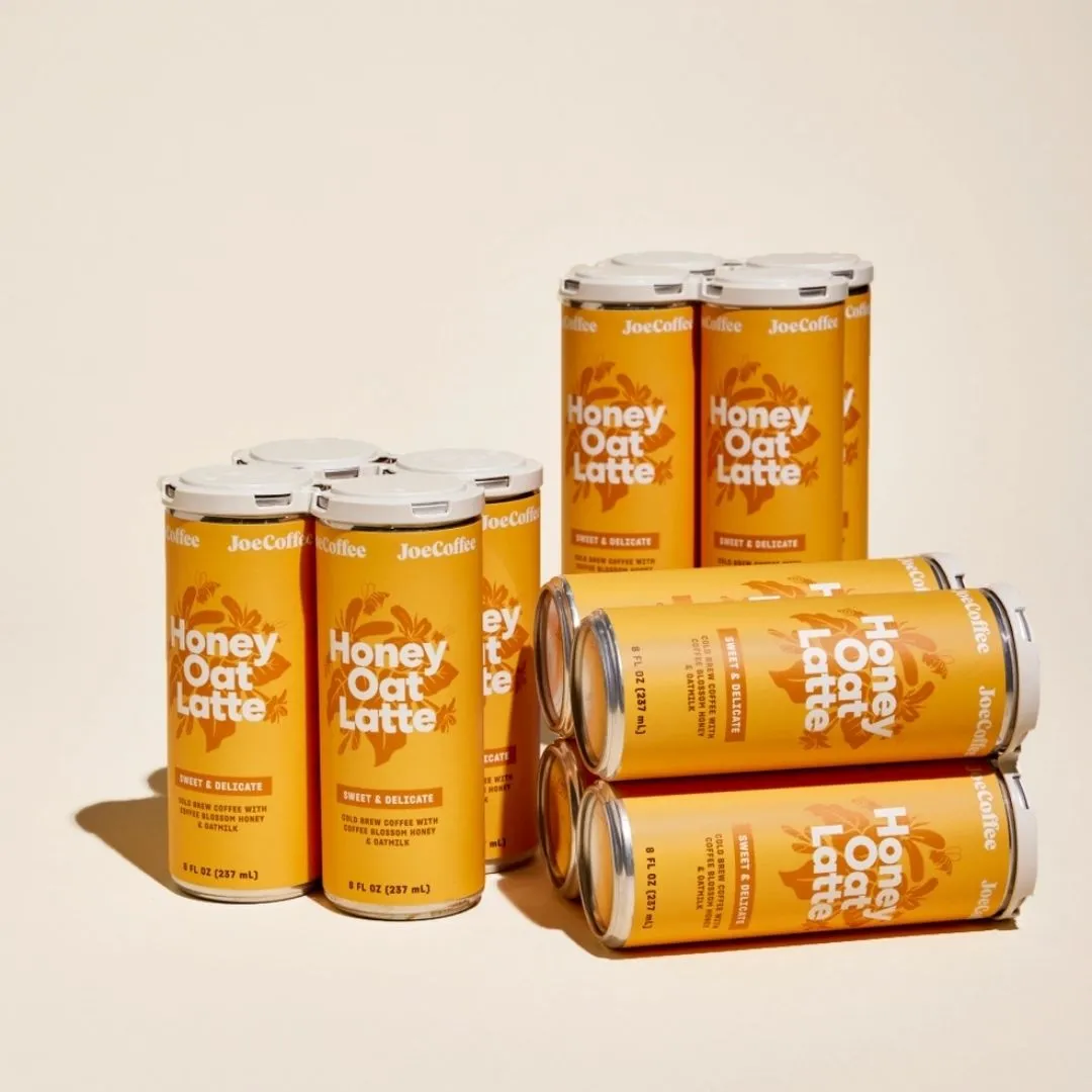 Cold Brew Coffee - Honey Oat Latte, 24-pack