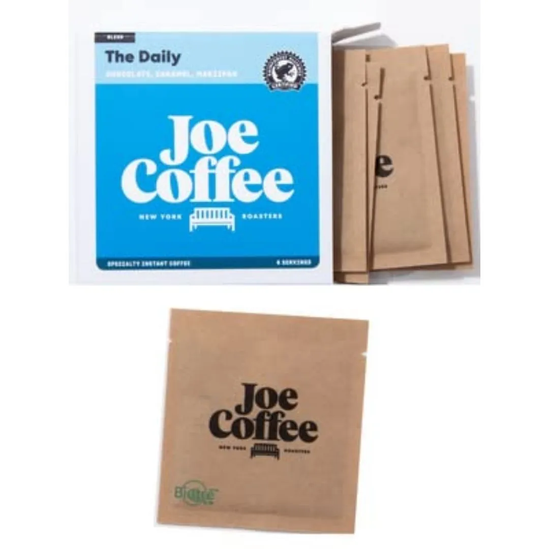 Joe Coffee Instant - The Daily, (One Box Sample)