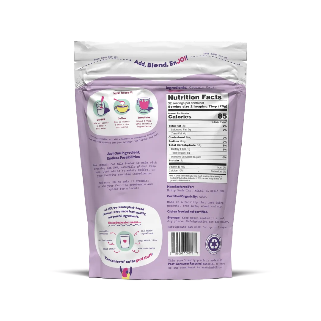Instant Organic Oat Milk Powder - 1.42 lb