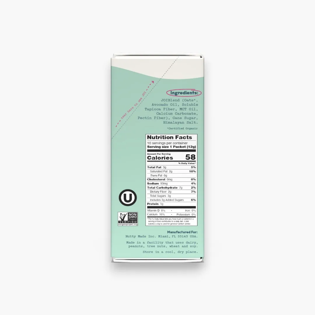 Oat Milk Creamer - Stick Pack 8 Ct - Travel Size