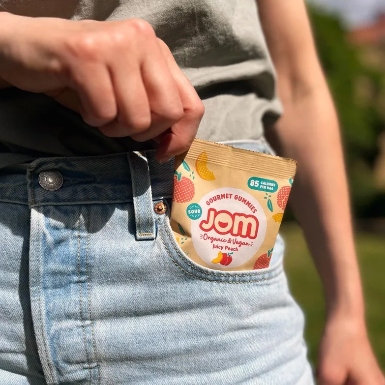 Snack Packs - Swedish Organic & Vegan Juicy Peach Gummies