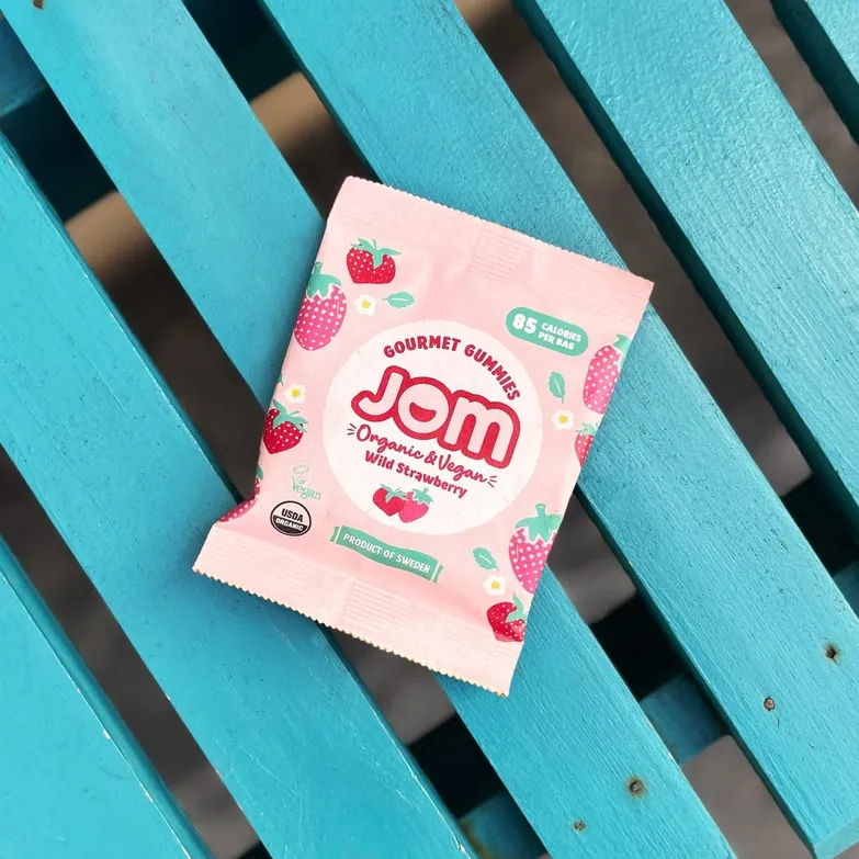 Snack Packs - Swedish Organic & Vegan Wild Strawberry Gummies