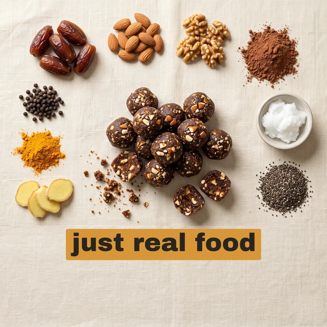 Ginger & Turmeric Energy Date Bites