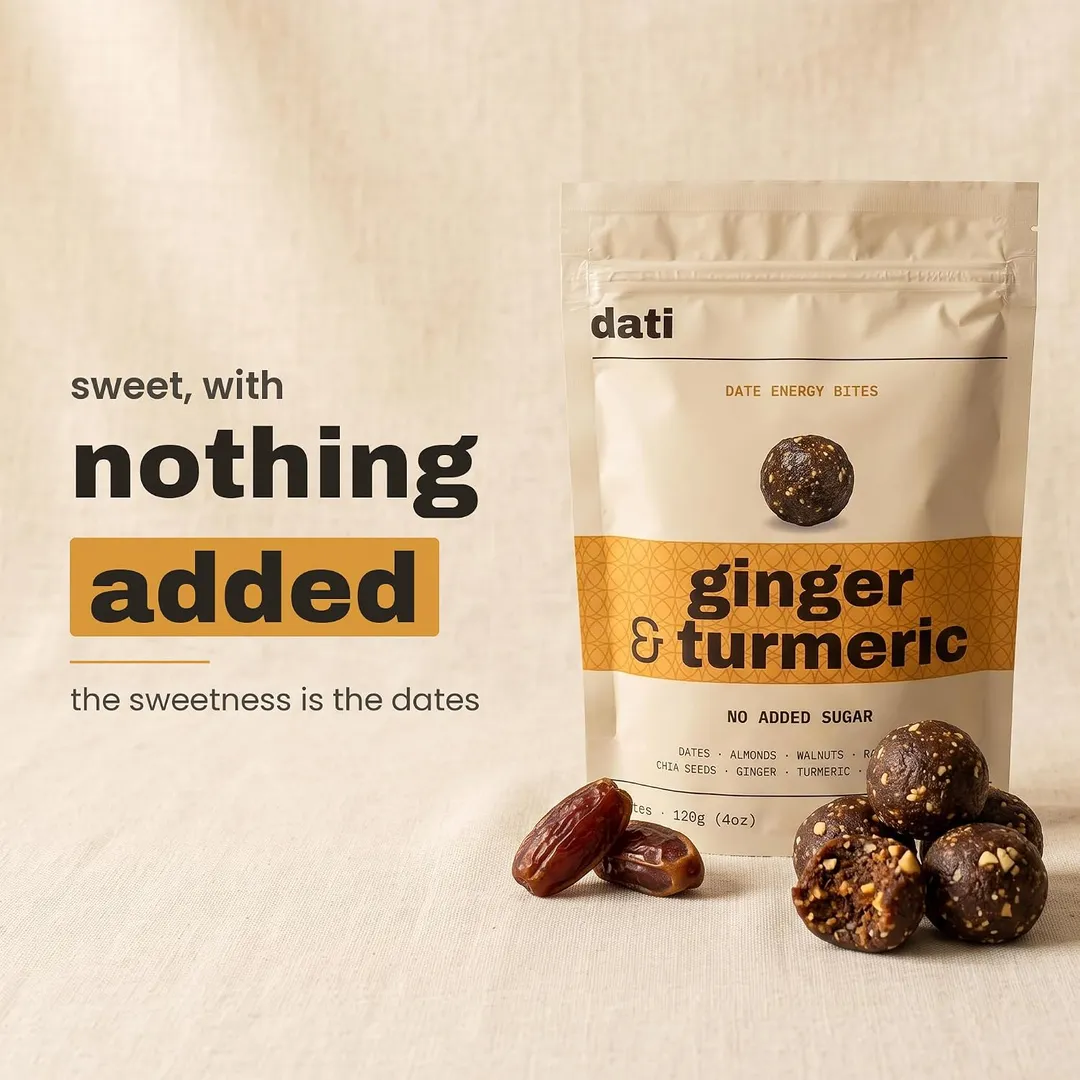 Ginger & Turmeric Energy Date Bites