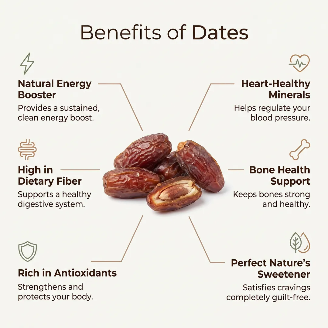 Medjool Dates Covered Dark Belgian Chocolate & Stuffed with Almond 4.23 oz (120 g)