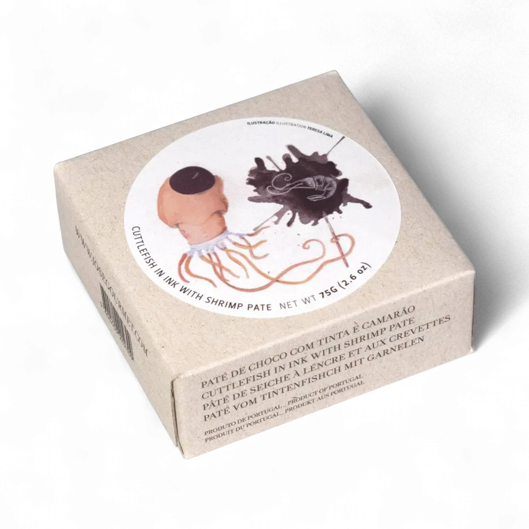 Jose Gourmet Cuttlefish in Ink with Shrimp Pate, 75g
