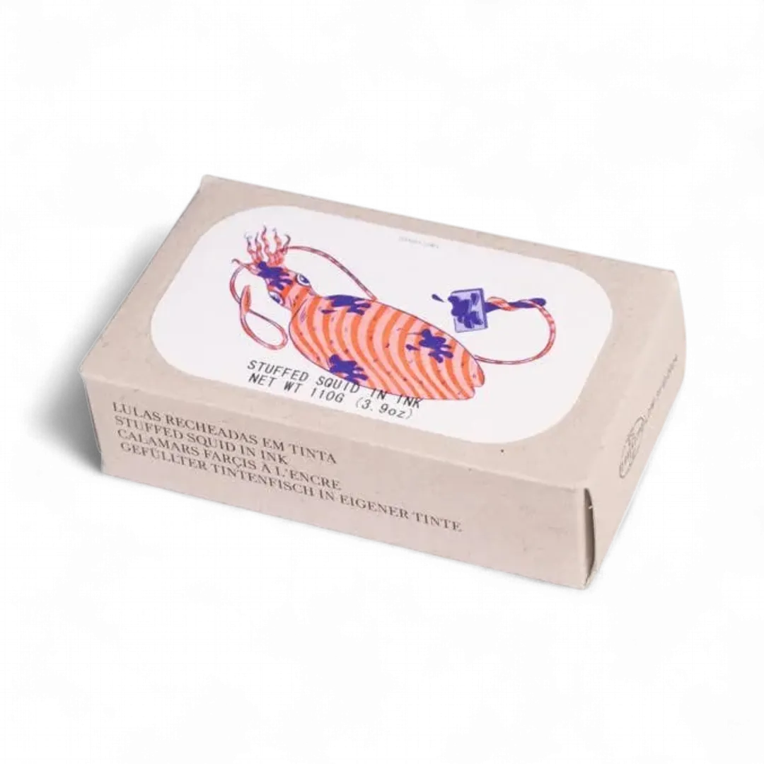 Jose Gourmet Stuffed Squids in Ink, 110g