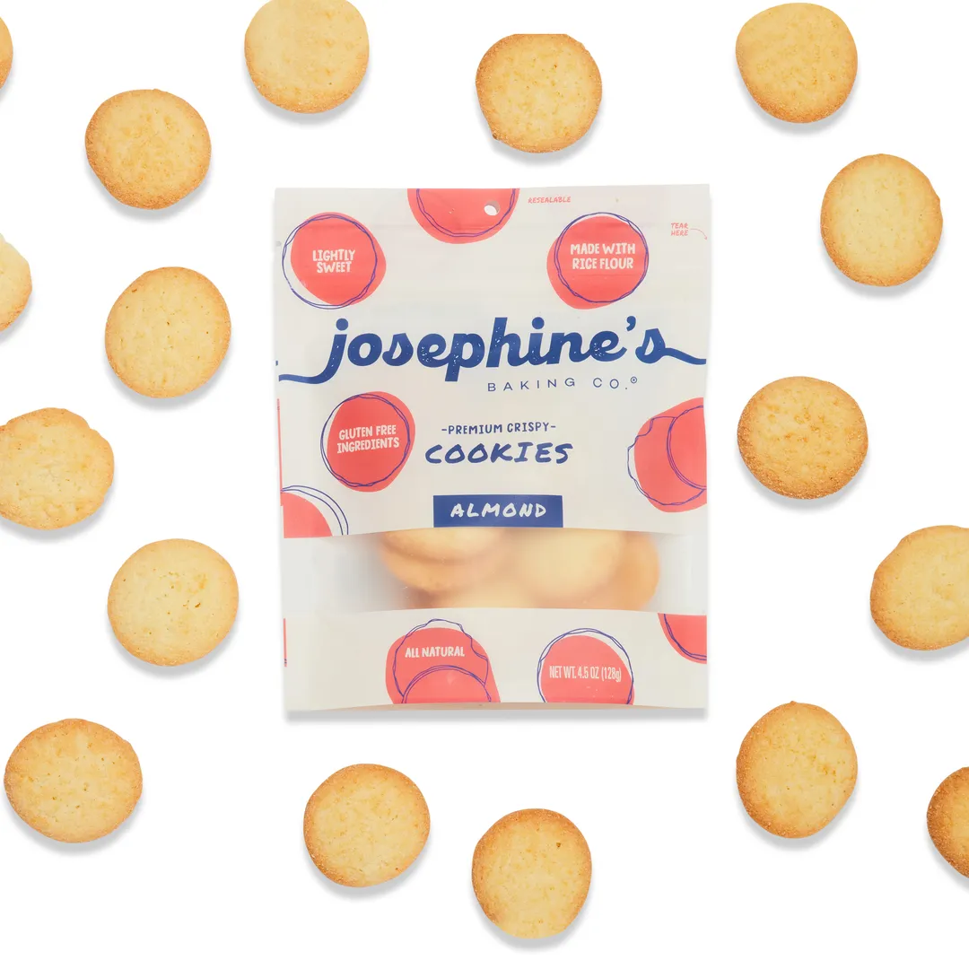 Almond Gluten-Free Crispy Cookies| GF Snack | 4.5oz (Copy)