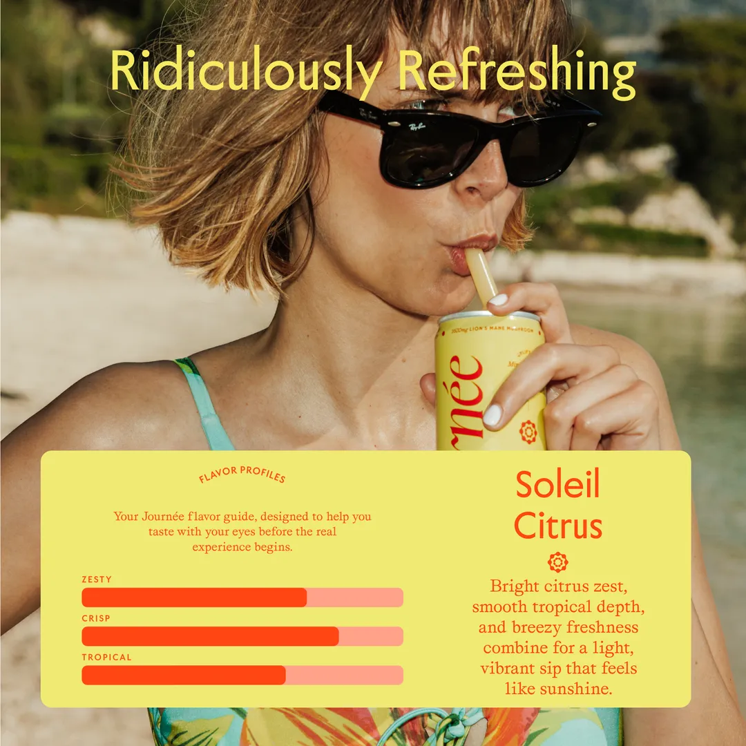 Soleil Citrus Functional Energy Drink 12 pack 