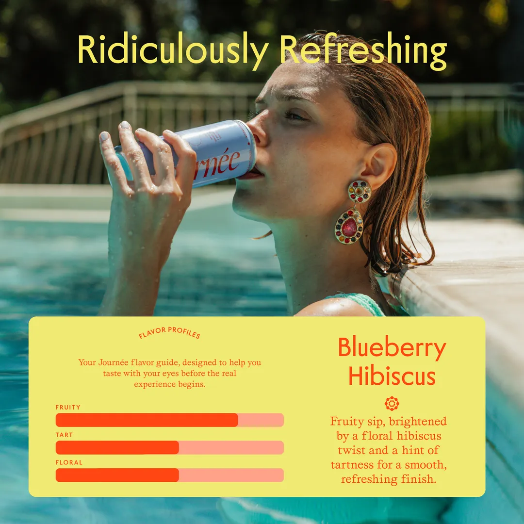 Blueberry Hibiscus Functional Energy Drink 12 pack 