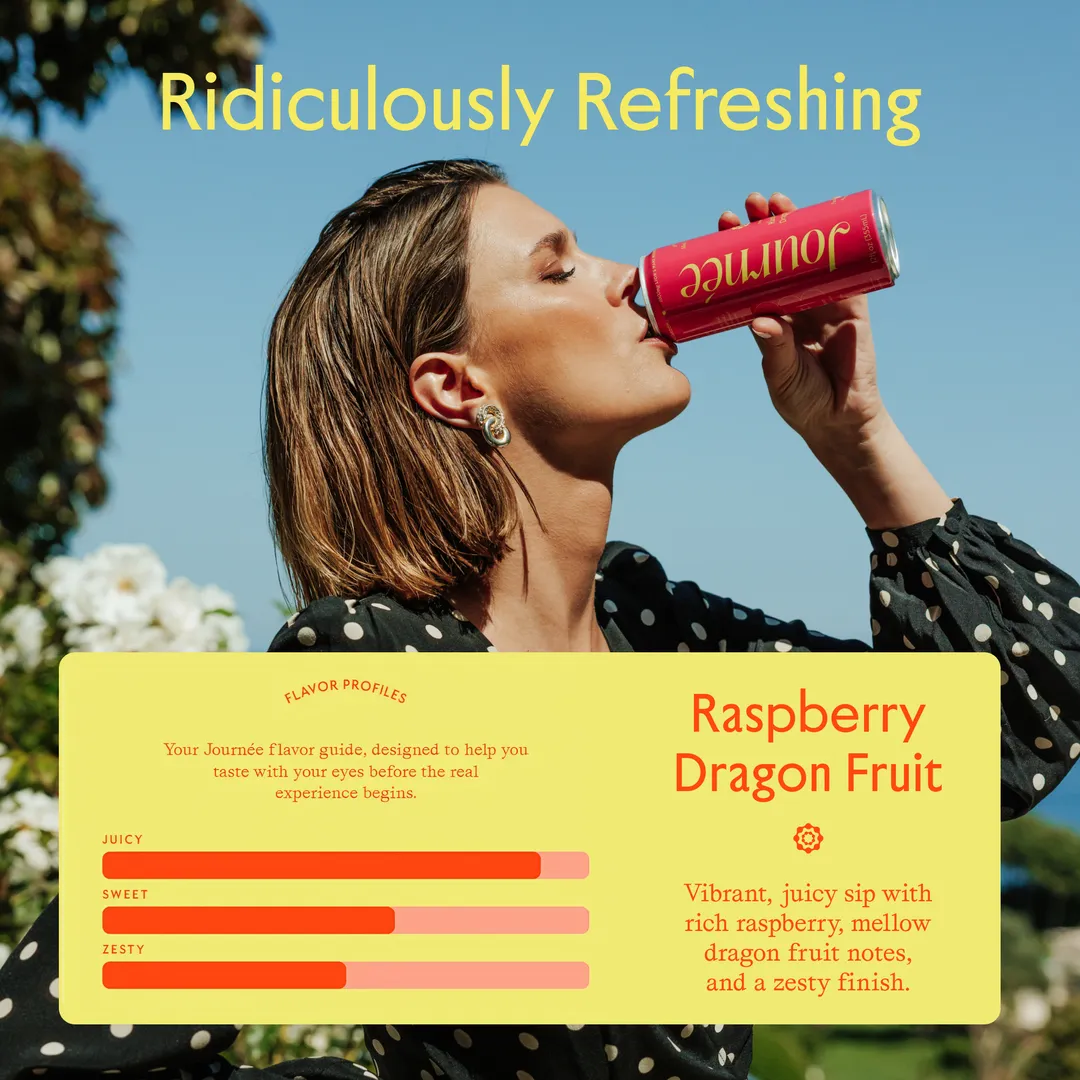 Raspberry Dragon Fruit Functional Energy Drink 12 pack 
