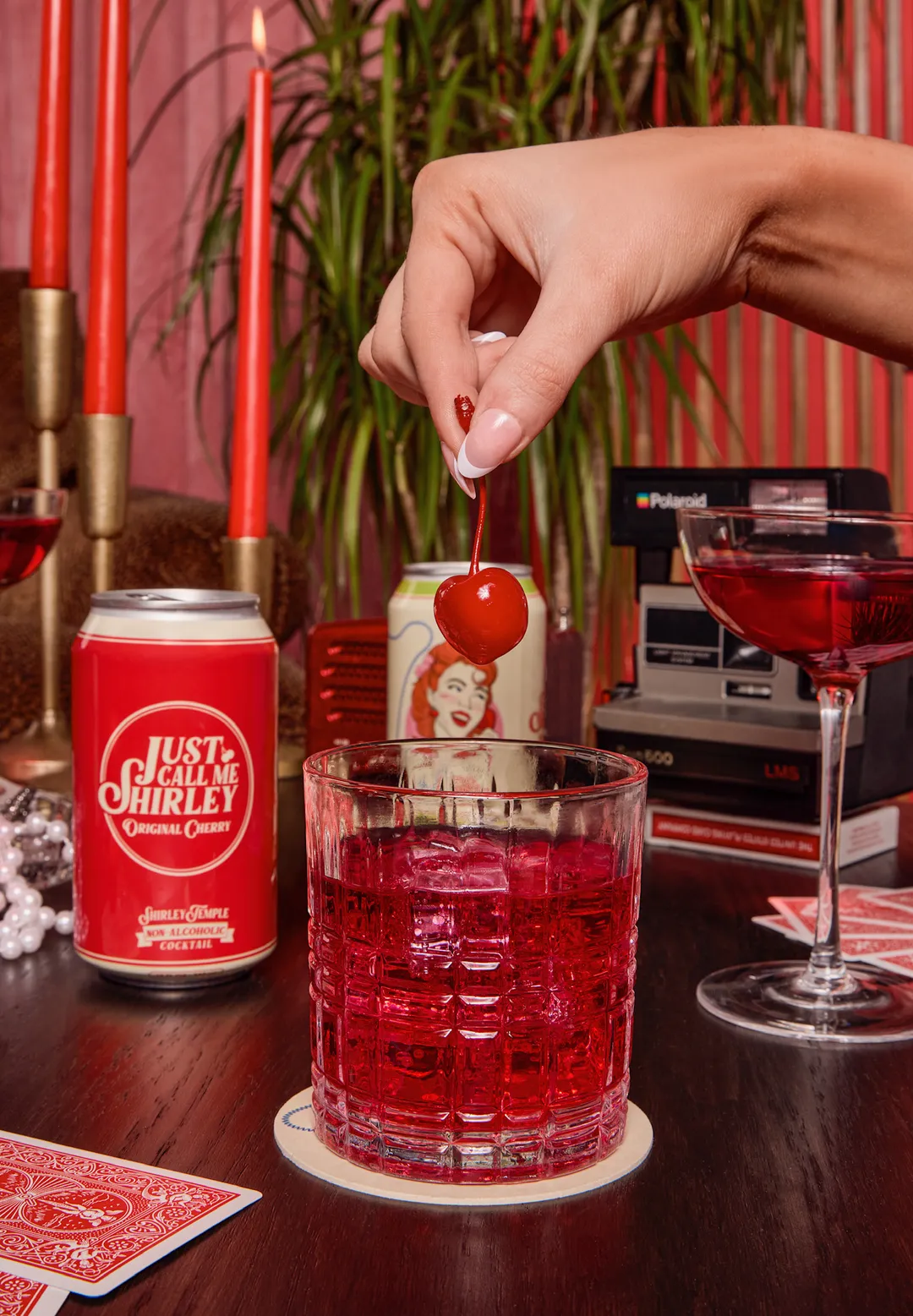 Non-Alcoholic Original Cherry Shirley Temple Cocktail