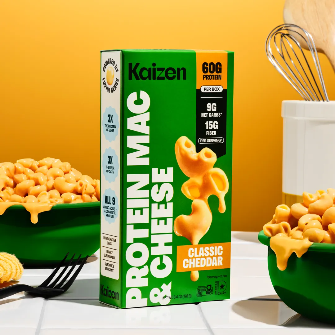 Classic Cheddar Mac & Cheese - High Protein, Low Carb, High Fiber