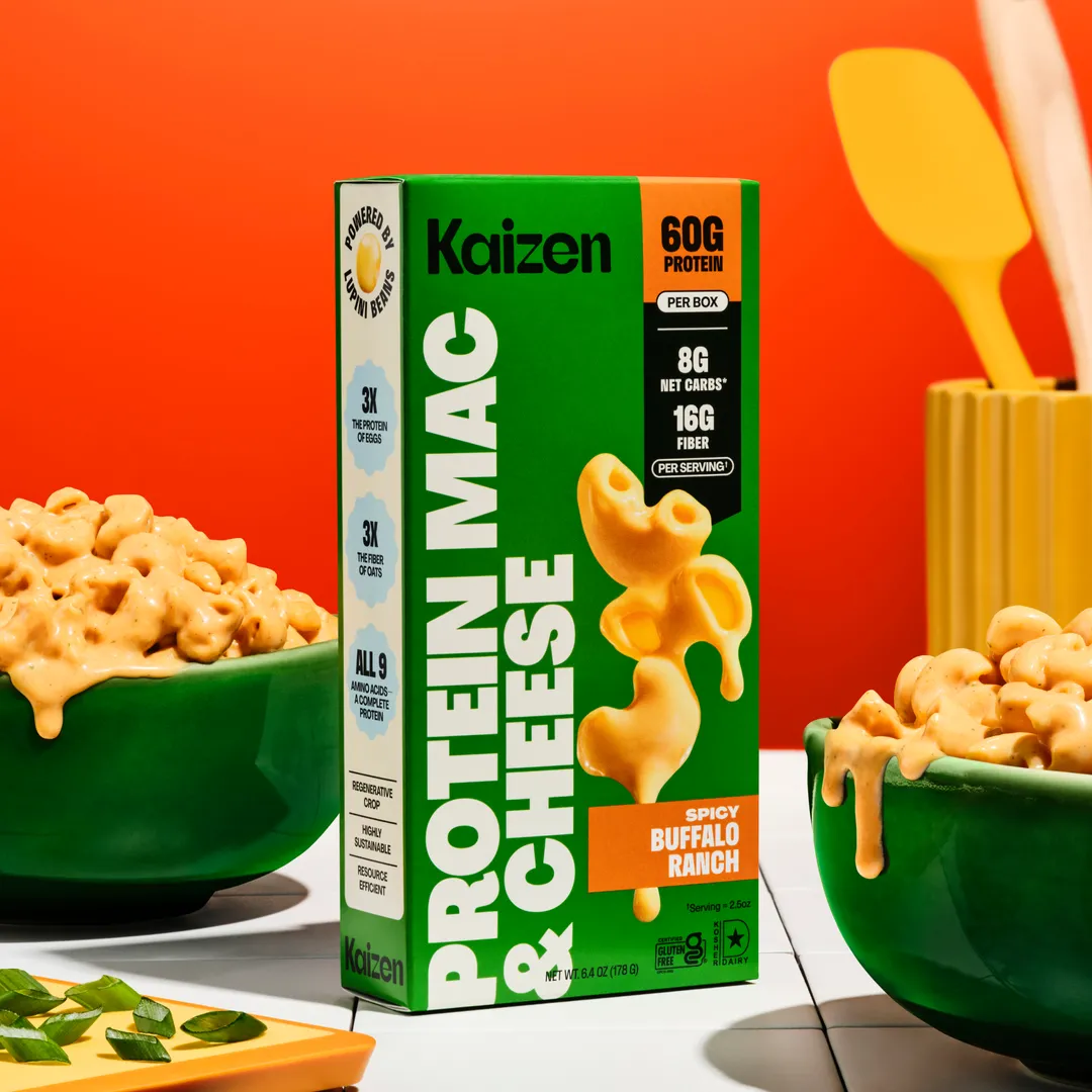 Spicy Buffalo Ranch Mac & Cheese - High Protein, Low Carb, High Fiber